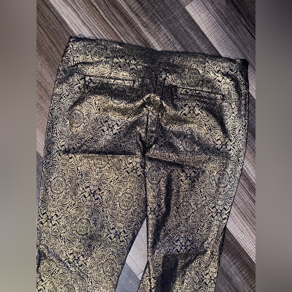Alfani Metallic Patterned Skinny Pants - Picture 7 of 12